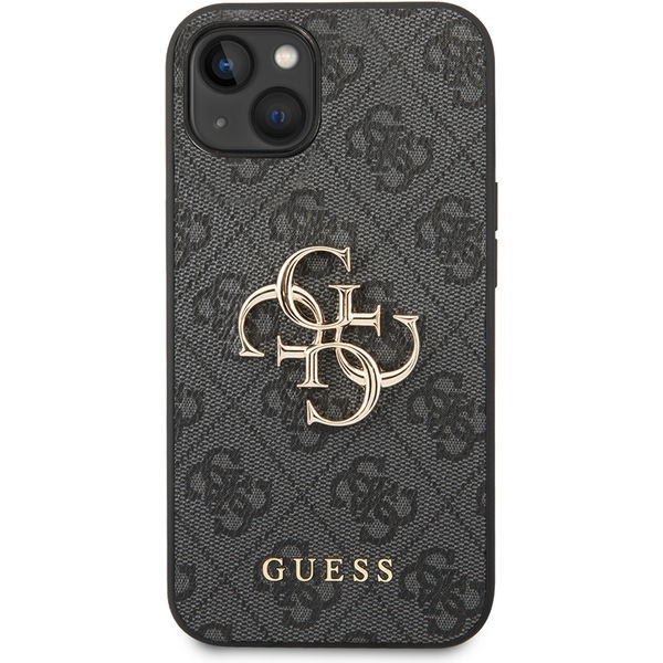 Guess - Hardcase 4G Big Metal Logo (GUHCP14S4GMGGR) - iPhone 14 - Grey