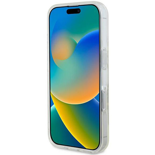 Guess - IML Glitter Circle MagSafe (GUHMP16SHFGERET) - iPhone 16 - Clear