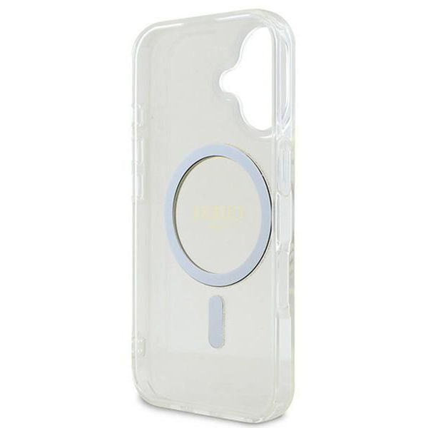 Guess - IML Glitter Circle MagSafe (GUHMP16SHFGERET) - iPhone 16 - Clear