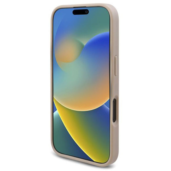 Guess - Hardcase 4G Triangle Metal Logo (GUHCP16MPG4GPH) - iPhone 16 Plus - White