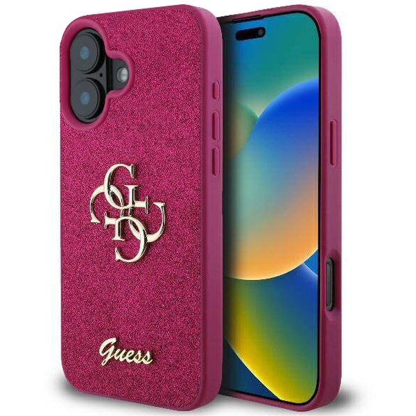 Guess - Glitter Fixed Big 4G (GUHCP16SHG4SGU) - iPhone 16 - Purple