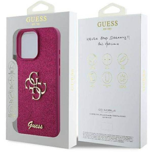 Guess - Glitter Fixed Big 4G (GUHCP16SHG4SGU) - iPhone 16 - Purple