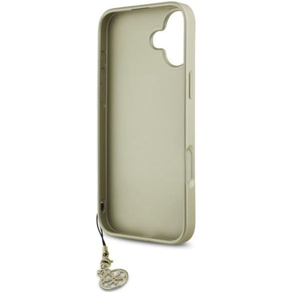 Guess - Hardcase 4G Charms Collection (GUHCP16MGF4GBR) - iPhone 16 Plus - Brown