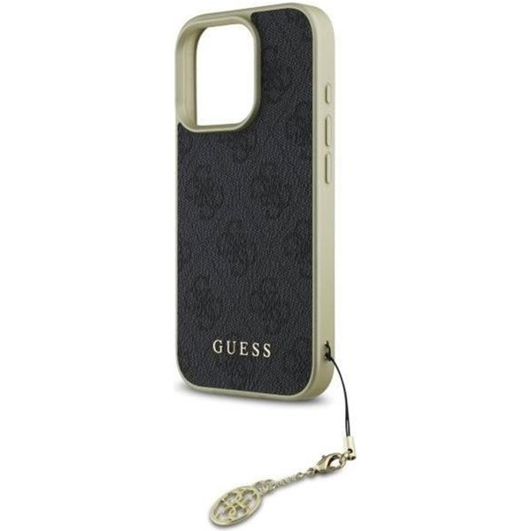 Guess - Hardcase 4G Charms Collection (GUHCP16LGF4GGR) - iPhone 16 Pro - Black