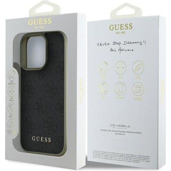 Guess - Hardcase 4G Charms Collection (GUHCP16XGF4GGR) - iPhone 16 Pro Max - Black