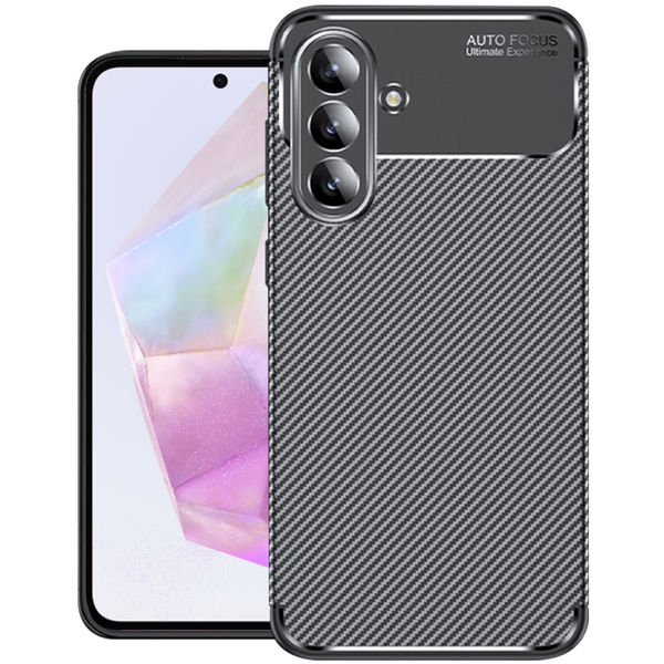 Techsuit - CarbonFiber - Samsung Galaxy A36 5G - Black