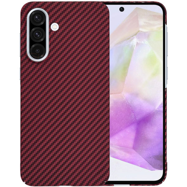 Techsuit - Carbonite FiberShell - Samsung Galaxy A36 5G - Red
