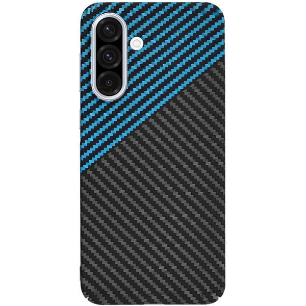 Techsuit - Carbonite FiberShell - Samsung Galaxy A36 5G - Blue Pulse