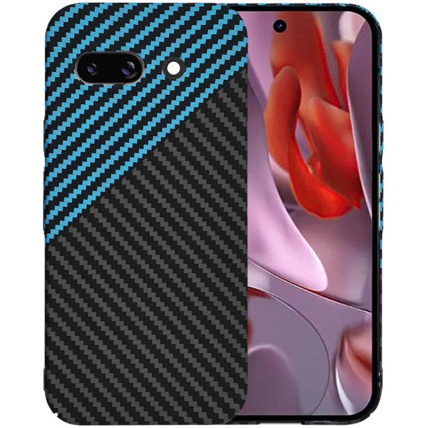 Techsuit - Carbonite FiberShell - Google Pixel 9a - Blue Pulse