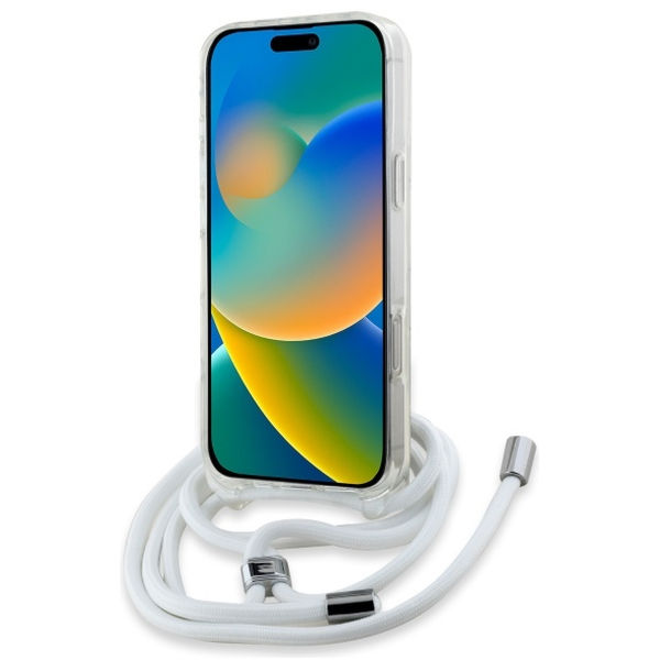 Karl Lagerfeld - IML Crossbody MagSafe (KLHMP16XHCKHNT) - iPhone 16 Pro Max - Transparent Karl Head