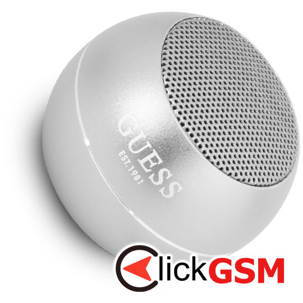 Guess - Wireless Mini Speaker (GUWSALGEG) - Bluetooth 5.0, 3W, 300mAh, 4H - Grey