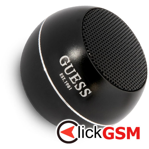 Guess - Wireless Mini Speaker (GUWSALGEK) - Bluetooth 5.0, 3W, 300mAh, 4H - Black