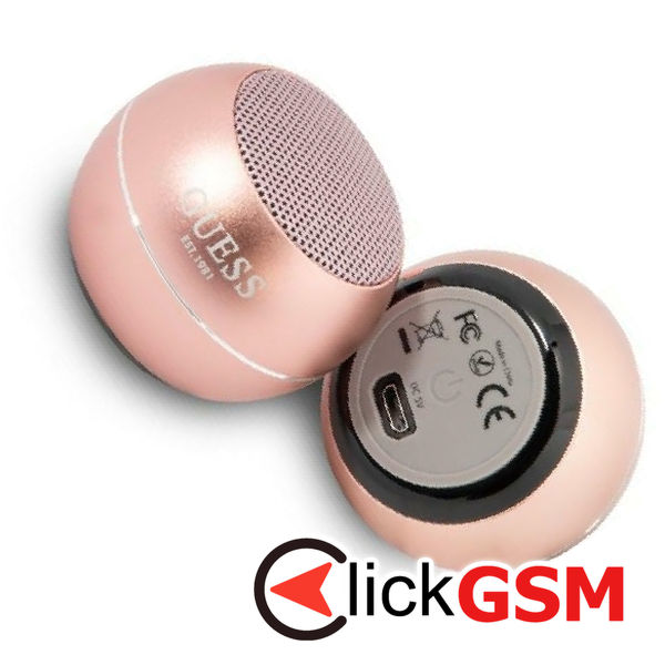 Guess - Wireless Mini Speaker (GUWSALGEP) - Bluetooth 5.0, 3W, 300mAh, 4H - Pink