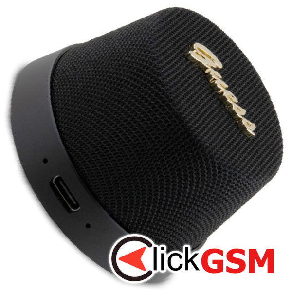 Guess - Speaker Stand Magnetic Script Metal (GUWSC3ALSMK) - TWS, USB-C, Bluetooth V5.3, 700mAh, 3W - Black