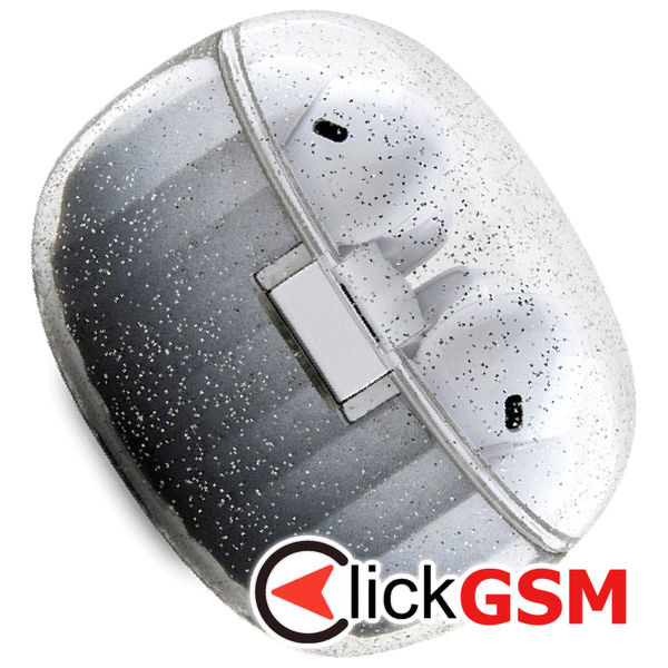 Guess - Wireless Earbuds (GUTWSHDGKEEK) - Bluetooth 5.3, TWS, USB-C, with Docking Station, IPX4 - Glitter Black Gradient