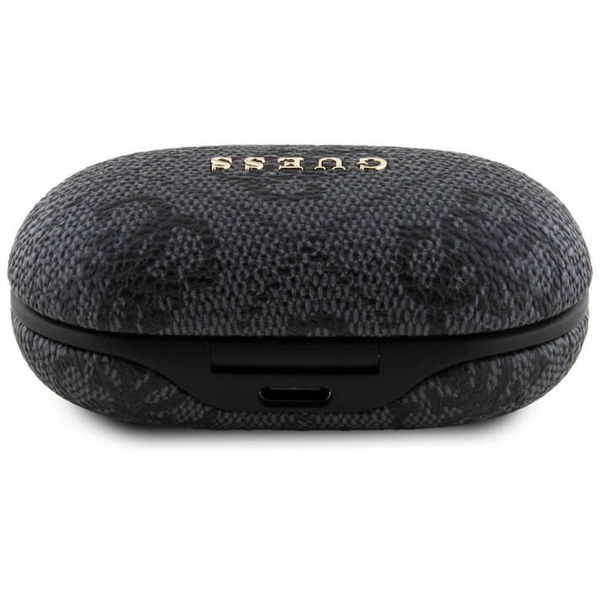 Guess - Wireless Earbuds 4G Metal (GUTWSP4EGK) - with Docking Station, Bluetooth 5.3, TWS, ENC, IPX5, 300mAh - Black