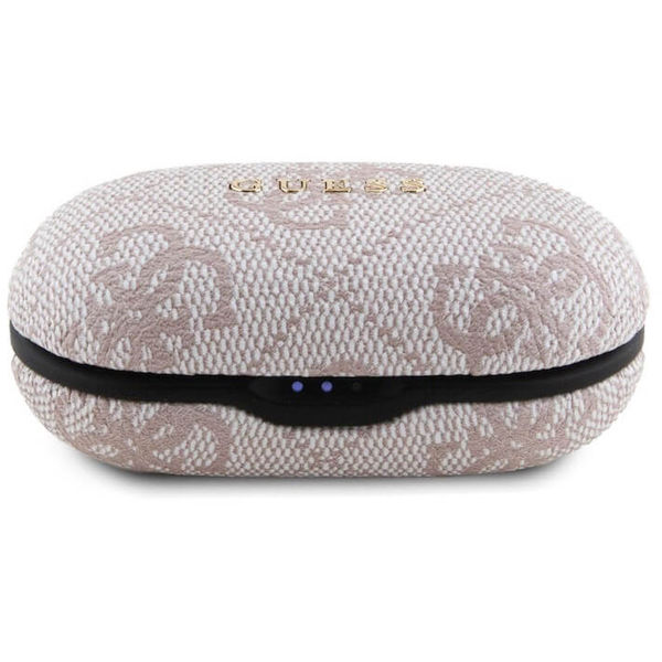 Guess - Wireless Earbuds 4G Metal (GUTWSP4EGP) - with Docking Station, Bluetooth 5.3, TWS, ENC, IPX5, 300mAh - Pink