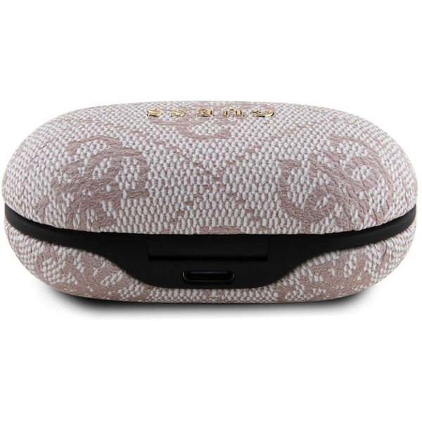 Guess - Wireless Earbuds 4G Metal (GUTWSP4EGP) - with Docking Station, Bluetooth 5.3, TWS, ENC, IPX5, 300mAh - Pink