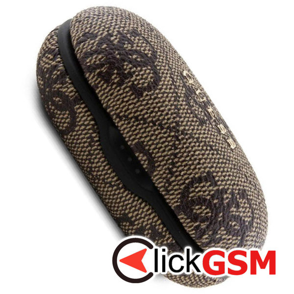 Guess - Wireless Earbuds 4G Metal (GUTWSP4EGW) - with Docking Station, Bluetooth 5.3, TWS, ENC, IPX5, 300mAh - Brown