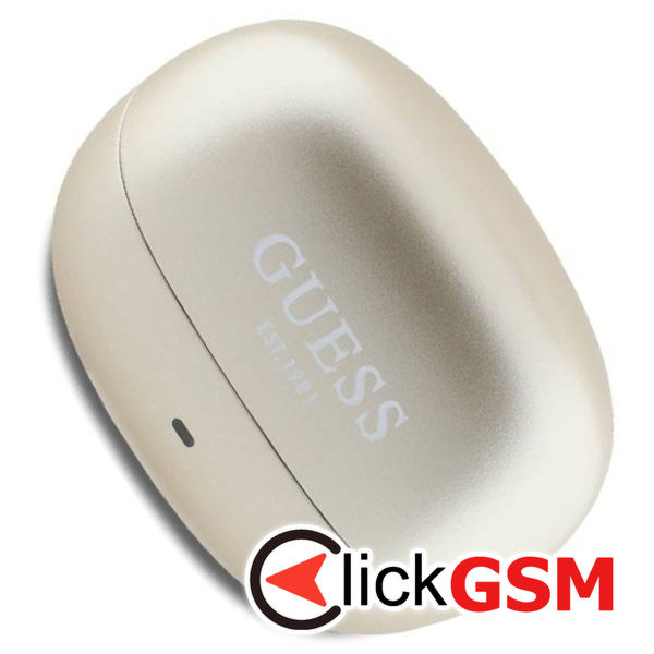 Guess - Wireless Earbuds Capsule Printed Logo (GUTWST88MCTGD) - In-Ear, Bluetooth, TWS - Gold