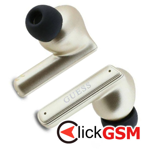 Guess - Wireless Earbuds Capsule Printed Logo (GUTWST88MCTGD) - In-Ear, Bluetooth, TWS - Gold