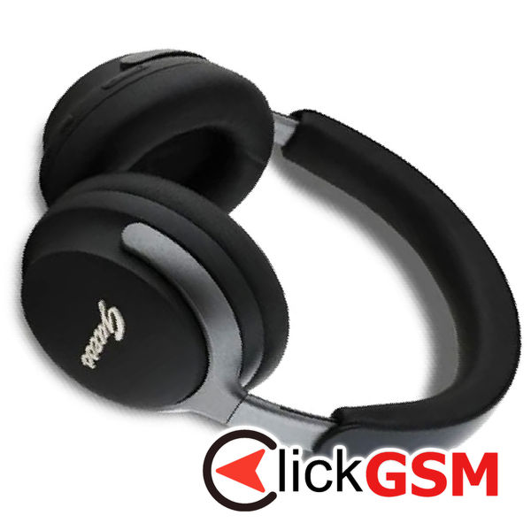 Guess - Wireless Headphones Metal Script Logo (GUBHC22PSFCSMK) - Bluetooth, ANC, On-ear - Black