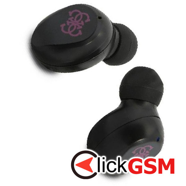 Guess - Wireless Earbuds (GUTWST31EM) - Bluetooth 5.0, TWS, USB-C, with LED Display, Docking Station, IPX4 - Magenta