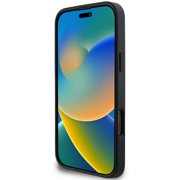 DKNY - Leather Quilted Stack Logo (DKHCP16XPQDSLK) - iPhone 16 Pro Max - Black