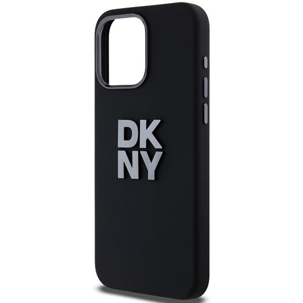 DKNY - Hardcase Liquid Silicone Metal Logo (DKHCP15XSMCBSK) - iPhone 15 Pro Max - Black