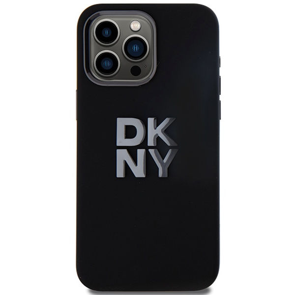 DKNY - Hardcase Liquid Silicone Metal Logo (DKHCP15XSMCBSK) - iPhone 15 Pro Max - Black