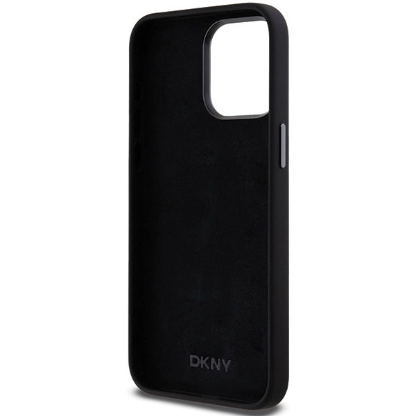 DKNY - Hardcase Liquid Silicone Metal Logo (DKHCP15XSMCBSK) - iPhone 15 Pro Max - Black