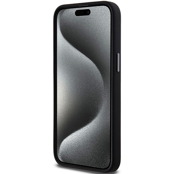DKNY - Hardcase Liquid Silicone Metal Logo (DKHCP15XSMCBSK) - iPhone 15 Pro Max - Black