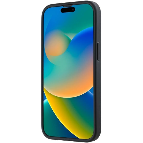 DKNY - Leather Quilted Stack Logo (DKHCP15SPQDSLK) - iPhone 15 - Black