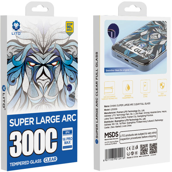 Lito - D+ Max 300C - iPhone 16 Pro Max - Clear