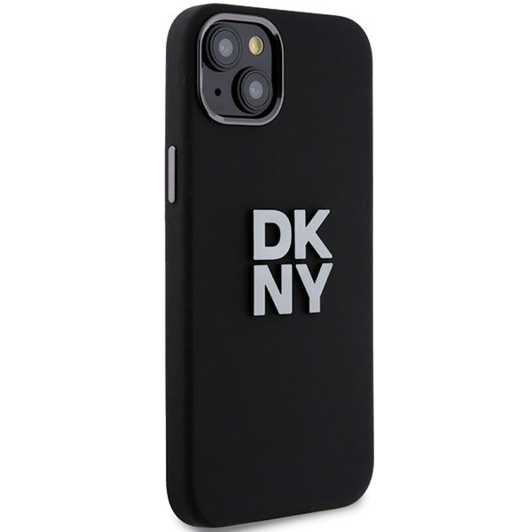DKNY - Hardcase Liquid Silicone Metal Logo (DKHCP15SSMCBSK) - iPhone 15 - Black