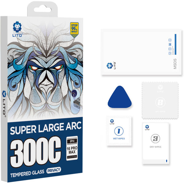 Lito - D+ Max Privacy 300C - iPhone 14 Pro Max - Black