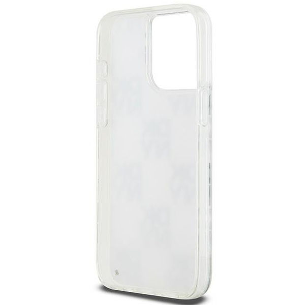 DKNY - Hardcase Liquid Glitter Multilogo (DKHCP15XLCPEPT) - iPhone 15 Pro Max - White