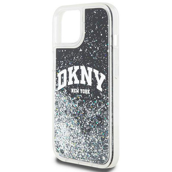 DKNY - Hardcase Liquid Glitter Big Logo (DKHCP15SLBNAEK) - iPhone 15 - Black