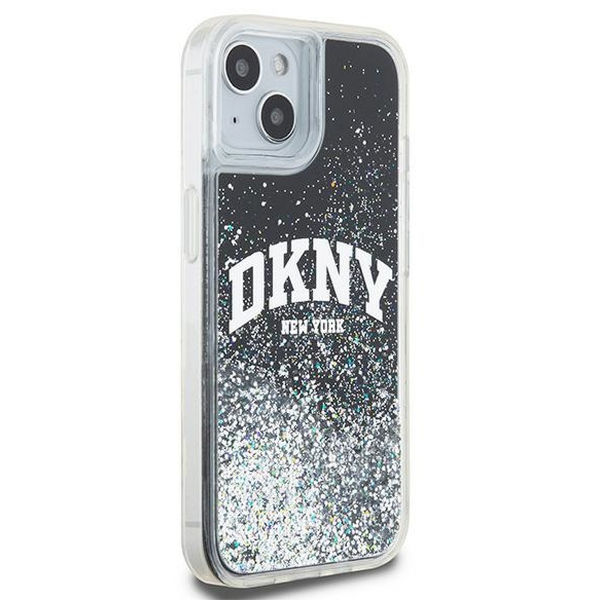 DKNY - Hardcase Liquid Glitter Big Logo (DKHCP15SLBNAEK) - iPhone 15 - Black