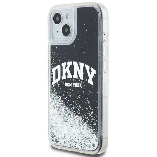DKNY - Hardcase Liquid Glitter Big Logo (DKHCP15SLBNAEK) - iPhone 15 - Black