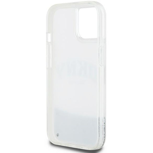 DKNY - Hardcase Liquid Glitter Big Logo (DKHCP15SLBNAET) - iPhone 15 - White