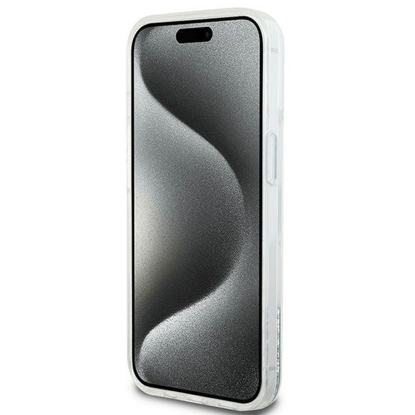 DKNY - Hardcase Liquid Glitter Big Logo (DKHCP15SLBNAET) - iPhone 15 - White