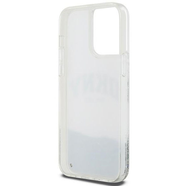 DKNY - Hardcase Liquid Glitter Big Logo (DKHCP15LLBNAET) - iPhone 15 Pro - White