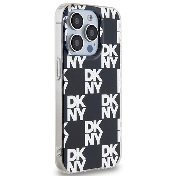 DKNY - IML Checkered Mono Pattern (DKHCP15XHDLCEK) - iPhone 15 Pro Max - Black