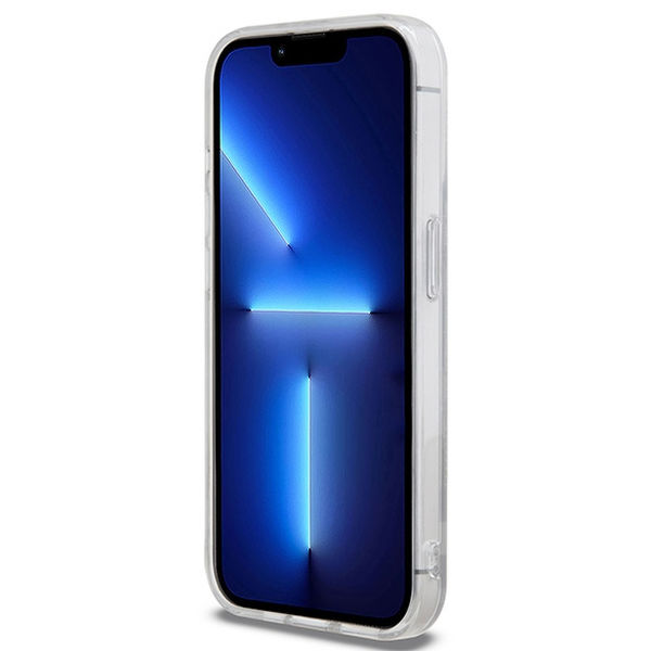 DKNY - IML Checkered Mono Pattern & Printed Stripes MagSafe (DKHMP15XHCPTSK) - iPhone 15 Pro Max - Black