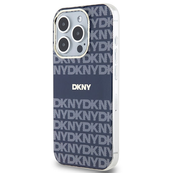 DKNY - IML Mono & Stripe MagSafe (DKHMP15XHRHSEB) - iPhone 15 Pro Max - Blue