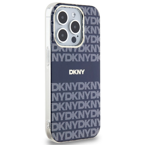 DKNY - IML Mono & Stripe MagSafe (DKHMP15XHRHSEB) - iPhone 15 Pro Max - Blue
