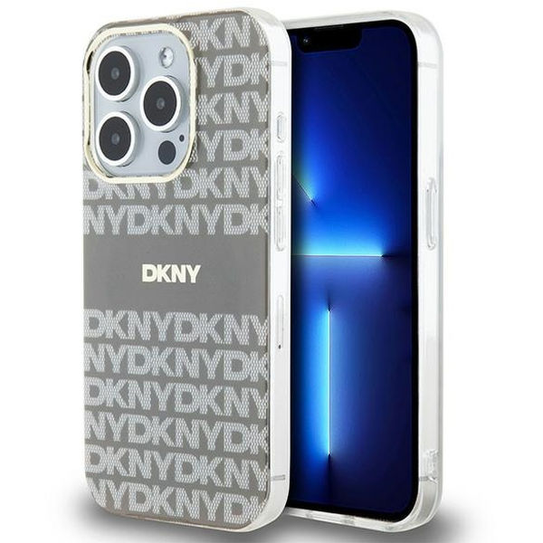 DKNY - IML Mono & Stripe MagSafe (DKHMP15XHRHSEE) - iPhone 15 Pro Max - Beige