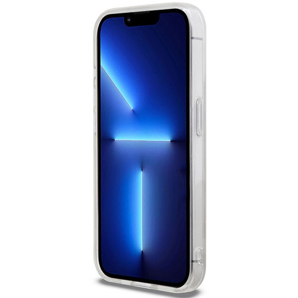 DKNY - IML Checkered Mono Pattern & Printed Stripes MagSafe (DKHMP15XHCPTSE) - iPhone 15 Pro Max - Beige