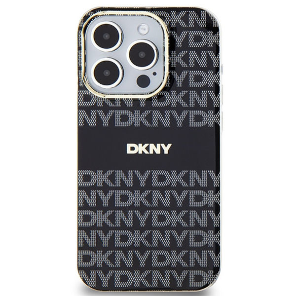 DKNY - IML Mono & Stripe MagSafe (DKHMP15XHRHSEK) - iPhone 15 Pro Max - Black